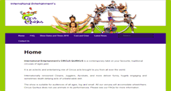 Desktop Screenshot of circusquirkus.com.au